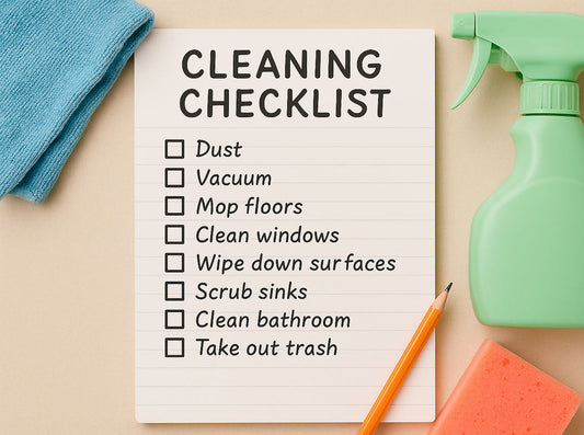A Realistic Cleaning Schedule for Working Moms