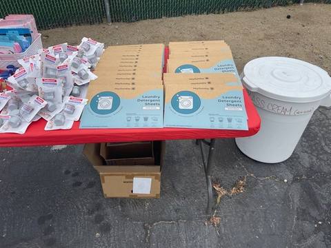 Patriots and Paws, Anaheim, CA laundry donation photo