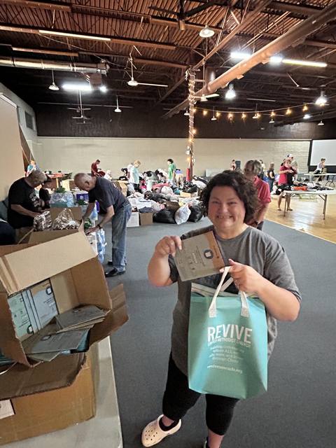 Revive United Methodist Church laundry donation photo