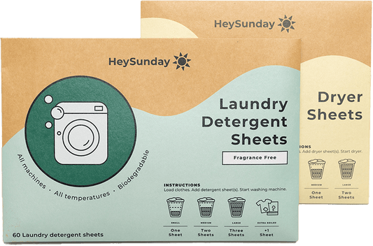 Laundry Detergent & Dryer Sheets Kit - Fragrance Free