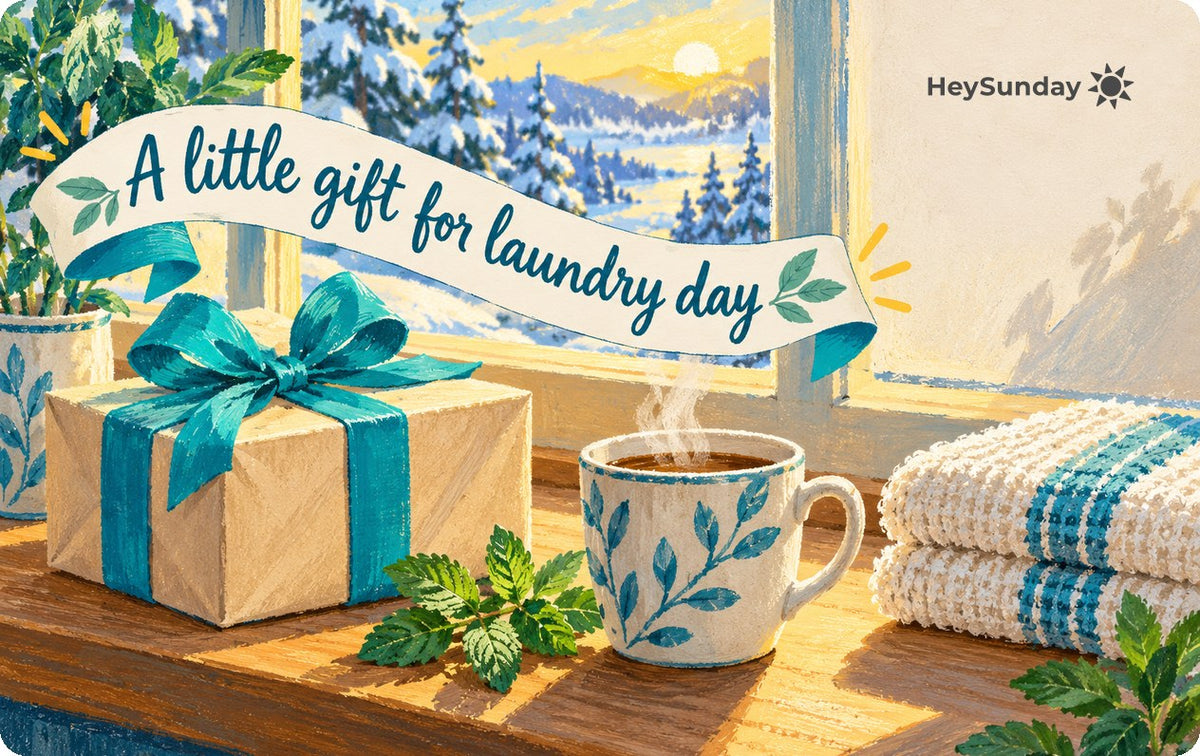 HeySunday gift card, A Little Gift design