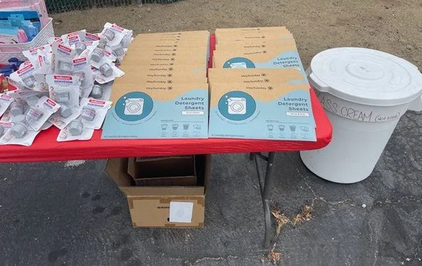 Patriots and Paws, Anaheim, CA laundry donation photo