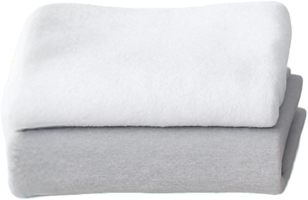 A small folded stack of laundry